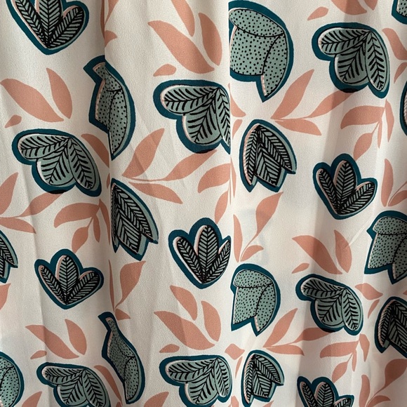 Loft Vine Flutter Cap Sleeve Blouse M - Picture 6 of 8